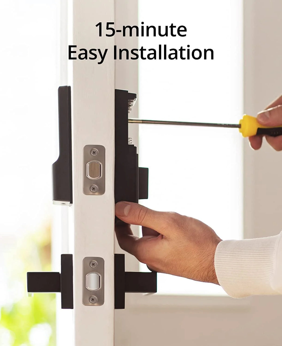 Anker Security C210(E110) Smart Lock, 5-In-1 Keyless Entry Door Lock, Built-In Wifi Deadbolt, Smart Door Lock, Touchscreen Keypad